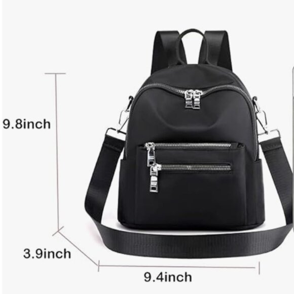 Navy Blue Mini Backpack/Shoulder Bag - Picture 6 of 6